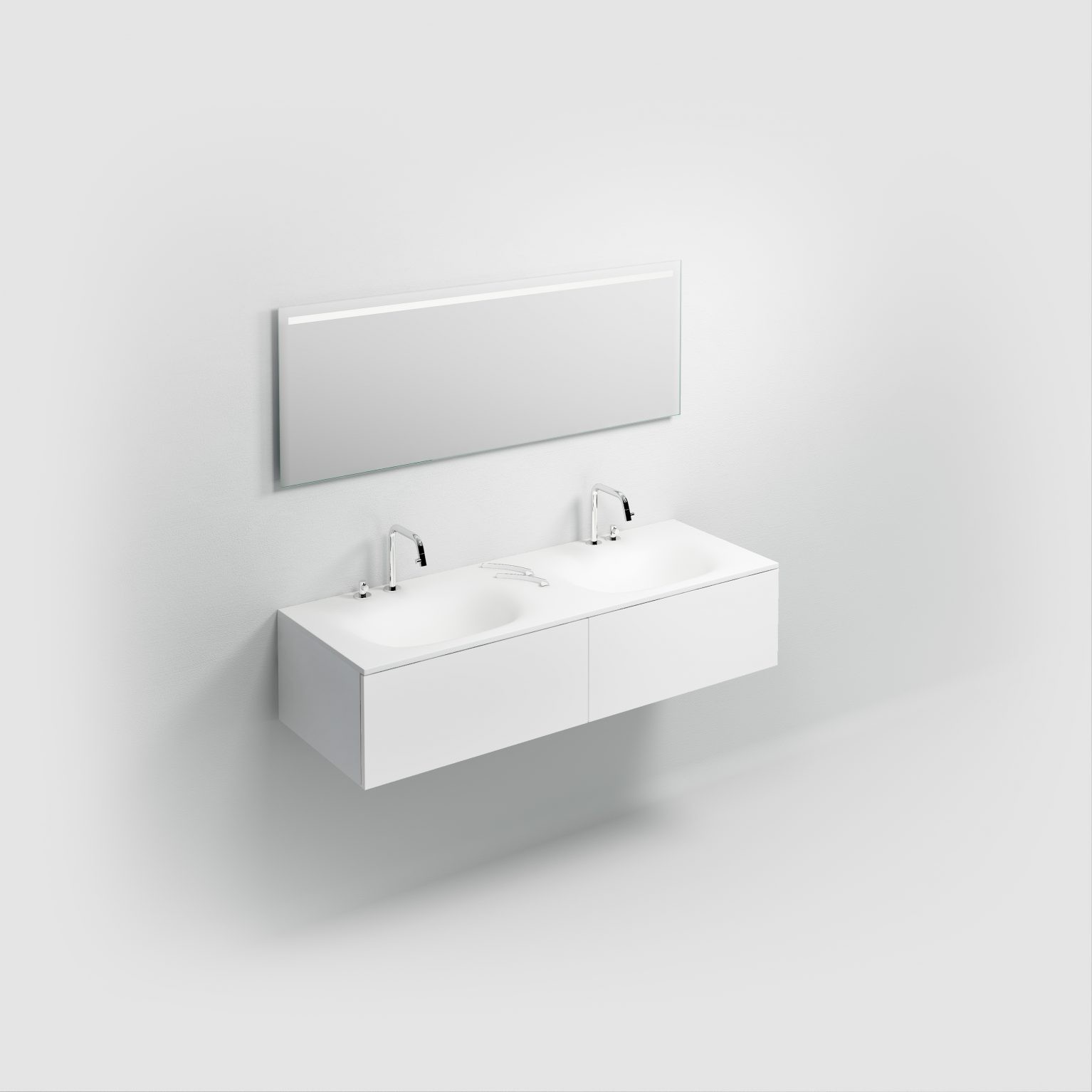 wastafel-wit-toilet-badkamer-luxe-sanitair-Hammock-clou-CL021307008-aluite-140cm-wasbak-waskom-twee-dubbel-blad-kraangat-afvoer-shadow-Sp
