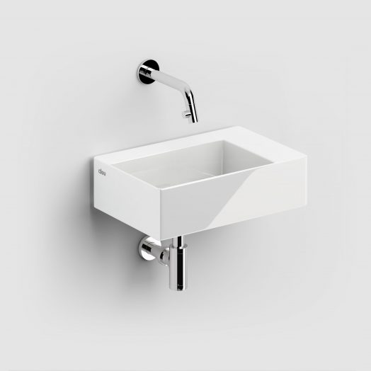 fontein-wastafel-wit-keramiek-toilet-badkamer-luxe-sanitair-NewFlush-2-rechts-clou-CL0303420-wasbakje-wand-opzetwastafel-7mm-wanddikte-afvoer-plug