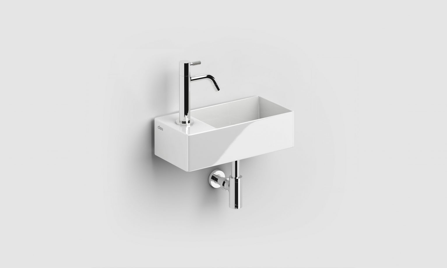 fontein-wastafel-wit-keramiek-toilet-badkamer-luxe-sanitair-NewFlush-3-links-clou-CL030343201-wasbakje-wand-opzetwastafel-7mm-wanddikte-afvoer-plug-kraangat