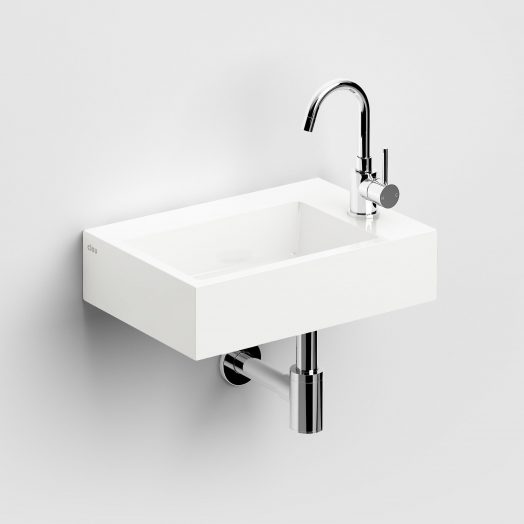 fontein-wastafel-wit-toilet-badkamer-luxe-sanitair-Flush-2-plus-clou-CL0308221-composiet-kraangat-42,5cm-mineral-marmer-Sp-shadow