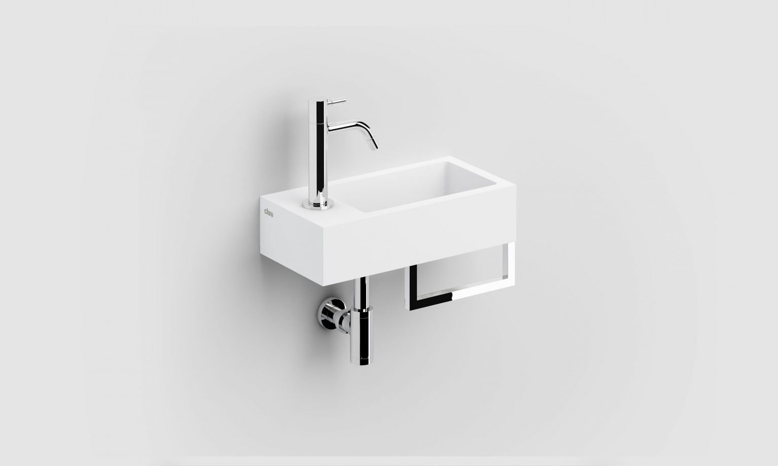 fontein-handdoekhouder-mat-wit-toilet-badkamer-luxe-sanitair-Flush-3-links-clou-CL031303202-composiet-chroom-voorbewerkt-kraangat-36cm-corian-solid-surface-Sp-shadow