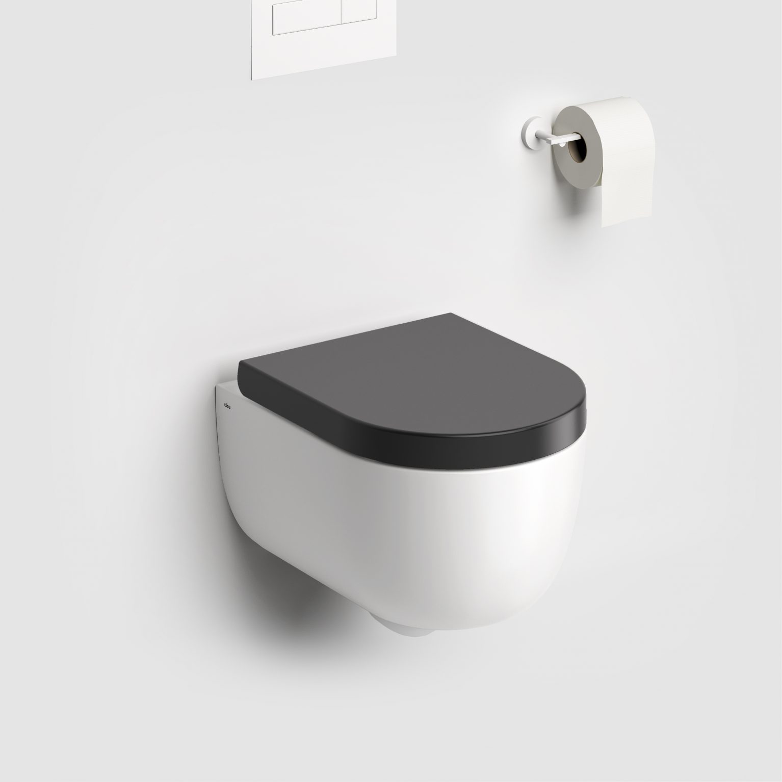 toilet-49-cm-met-normale-zitting-mat-wit-badkamer-luxe-sanitair-Hammock-clou-CL040108020-CL040606021-black-seat
