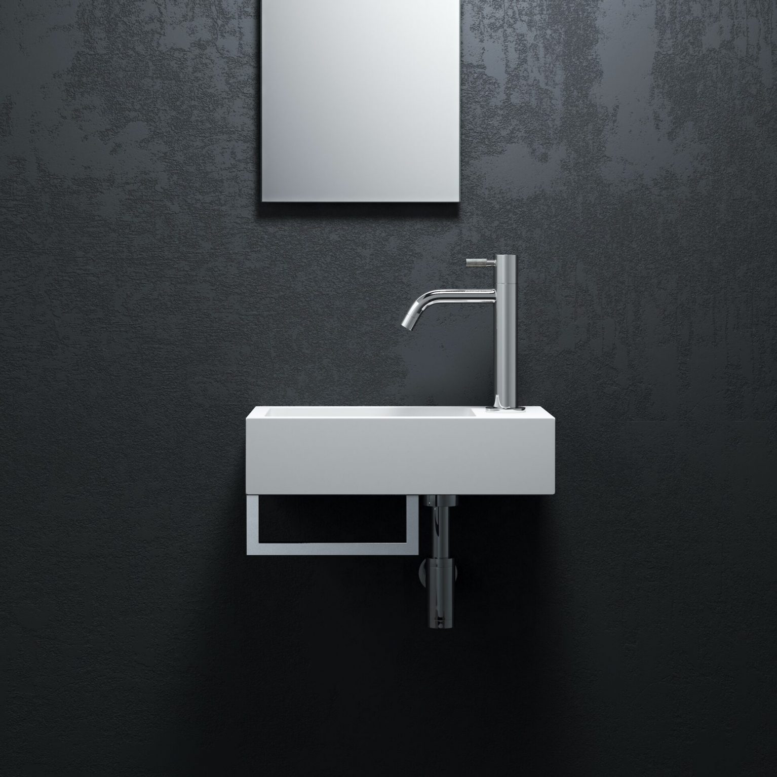 fontein-handdoekhouder-mat-wit-toilet-badkamer-luxe-sanitair-Flush-3-rechts-clou-CL031303102-composiet-chroom-voorbewerkt-kraangat-36cm-corian-solid-surface