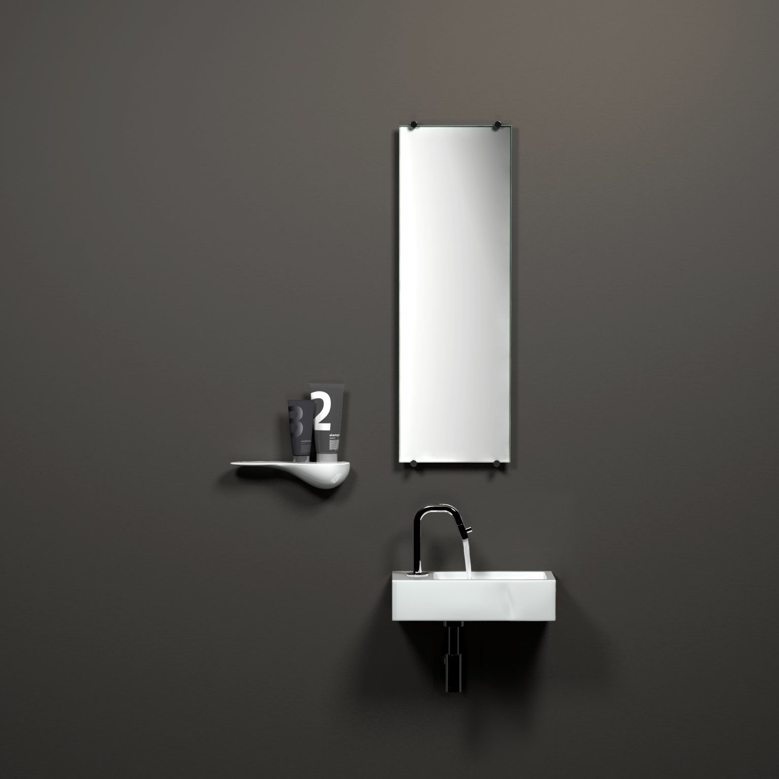 wastafel-kraan-chroom-toilet-badkamer-luxe-sanitair-Kaldur-links-clou-CL060500429L-wasbakje-fontein-kraan-kort-sifon-Cliff-planchet-plankje