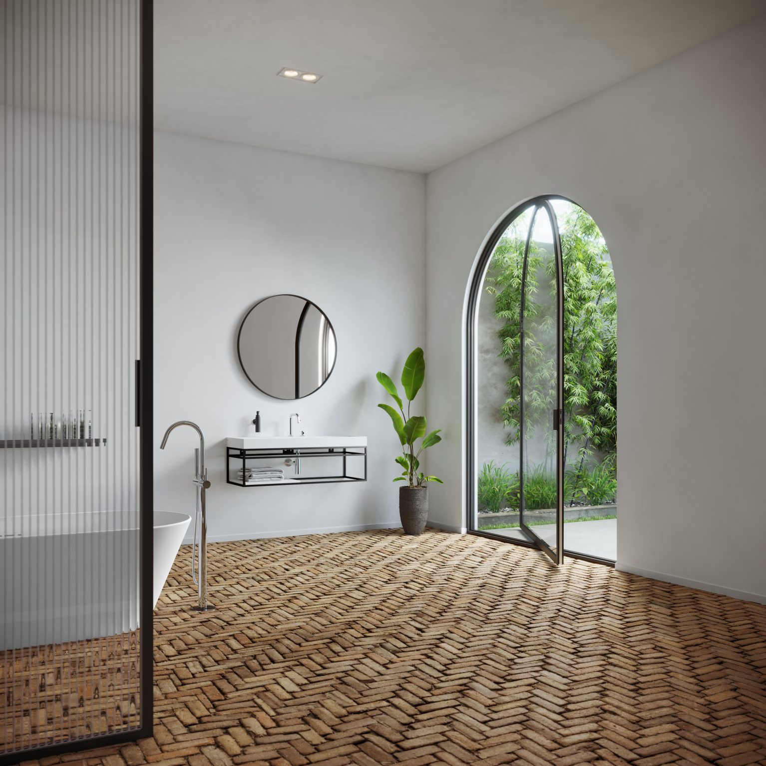 inleg-planchet-mat-wit-aluite-kokerprofielkast-zwart-poedercoating-wastafel-waterstop-spiegel-sifon-ligbad-bad-mengkraan-meubels-toilet-badkamer-luxe-sanitair-InBe-Wash-Me-Look-At-Me-Frame-Solium-Kaldur-Xo-clou-CL074911121-CL0570010