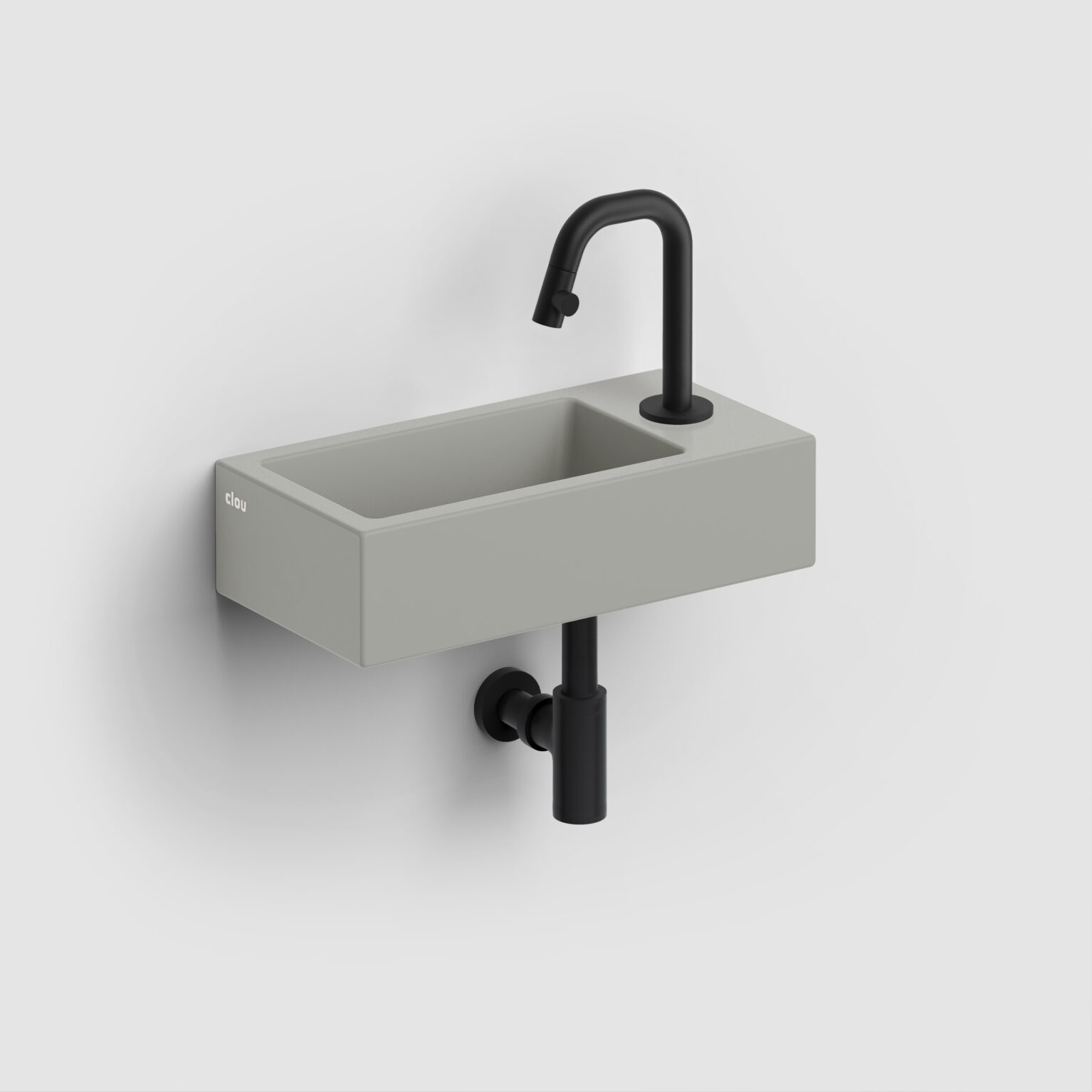 fontein-toilet-badkamer-luxe-sanitair-InBe-rechts-clou-36cm-Flush3-mat-grijs-CL0332030-Kaldur-koudwater-kraan-mat-zwart-CL060500421R-MiniSuk-sifon-CL065301121