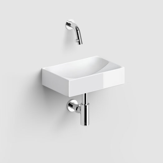 fontein-wit-toilet-badkamer-luxe-sanitair-One-Click-OneClick-clou-OC030004529-Vale-CL0303160-glanzend-wit-keramiek-28cm-Kaldur-wand-fonteinkraan-CL060500129-MiniSuk-sifon-CL065301129